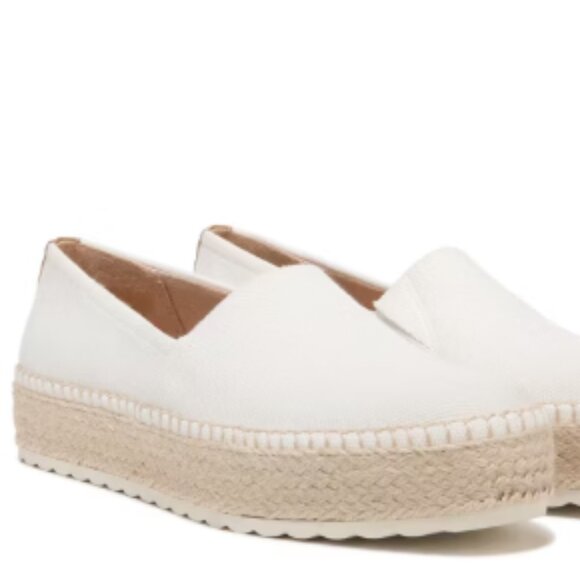 Dr. Scholl's Shoes - Dr. Scholl's Women's Sunray Espadrille Loafer White Canvas Size 7.5 NWOT